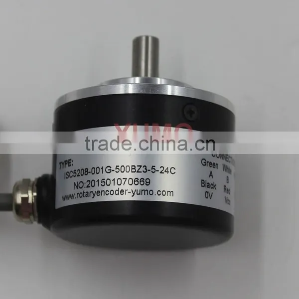 ISC5208 500 Phase CNC System Machine Solid Shaft Encoder Optical Price Incremental Rotary Encoder photo-4
