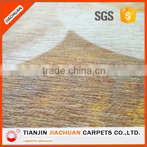 Floral Hotel Chenille Yarn Printed Carpet photo-2