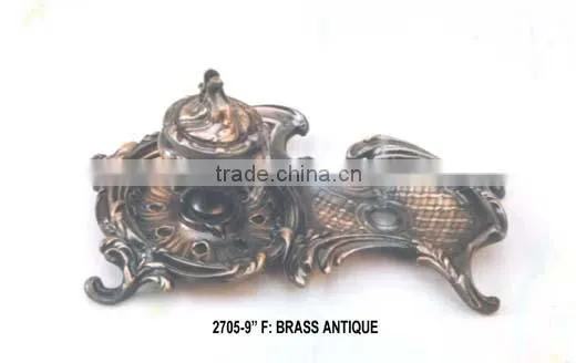 Ink Stand Brass Antique