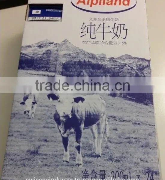 MILK UHT ALPILAND 3,5% 200 ML WITH STRAW FROM THE ALPIN MOUNTAINS photo-4