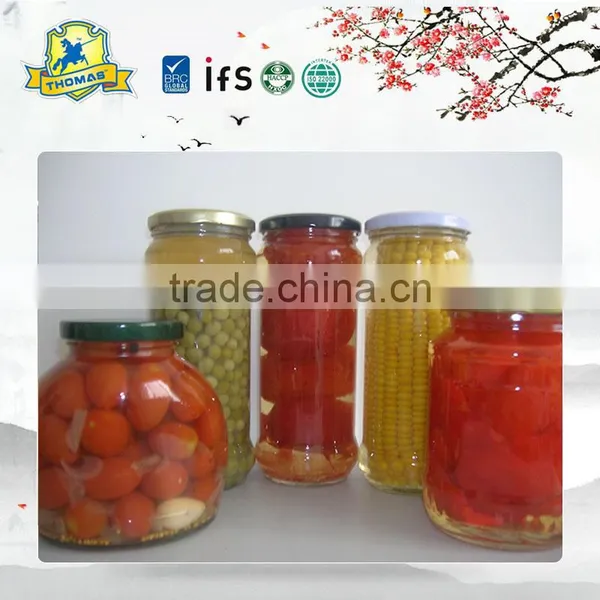 High Quality Whole Peeled Tomato in Glass Jar