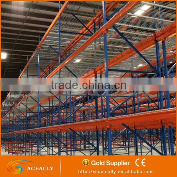 ACEALLY Industrial Stainless Galvanized Wire Mesh Deck for Warehouse Storage photo-2