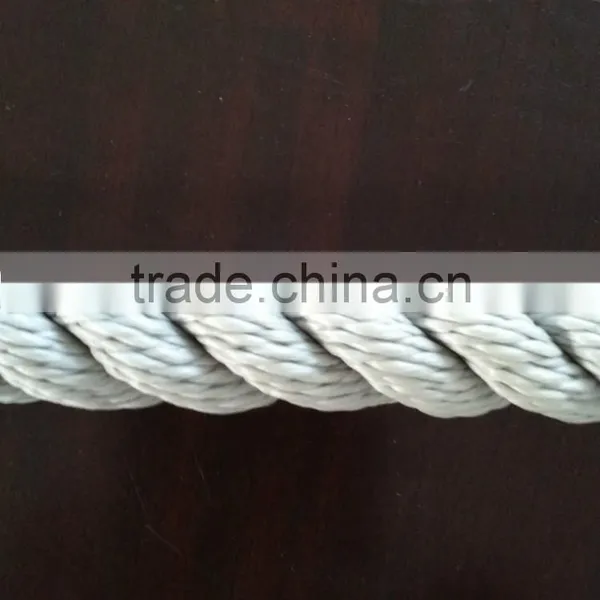 ISO Standard 3 Strand Hard Polypropylene Mooring Rope photo-5