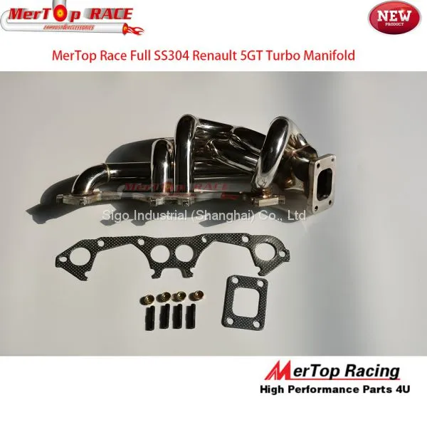 MERTOP RACE Full Exhaust System for Renault 5GT Manifold+Downpipe+cross Over Pipe+Catback photo-2
