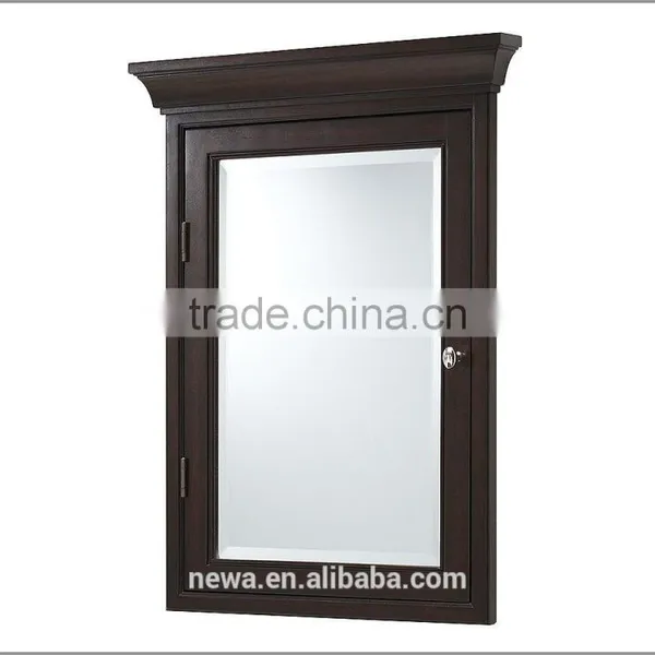 Wood Framed Bathroon Mirror photo-2