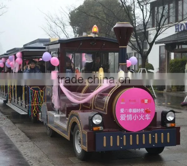 92KW Diesel Power Outdoor Amusement Park Train for Wedding Celebration photo-2