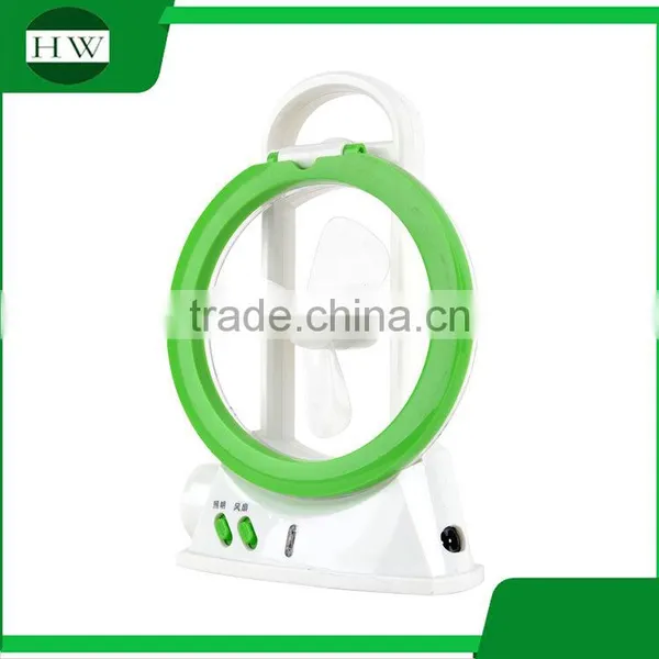 3 in 1 Electirc 1+24 LED Fan Light Rechargeable Electric Fan With Flashlight Desk Lamp USB Fan for Emergency photo-3
