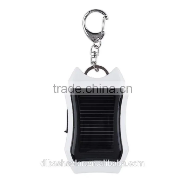 Mini USB Solar Powerbank Solar Blinking Keychain With Powerbank photo-2