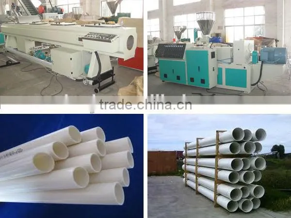 Large Diameter PVC Plastic Pipe Extrusion Line photo-4