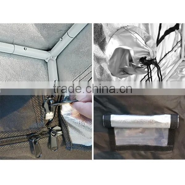 60x60x120 Indoor Grow Mushroom Grow Room/grow Tent Kits,hydroponic Mylar Fabric for Gow Tent Material 600D photo-4