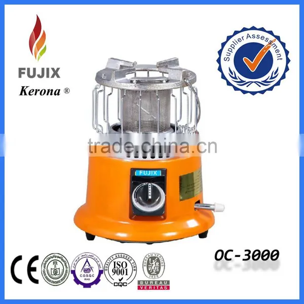 Fujix brand portable multifunction gas heater OC-3000