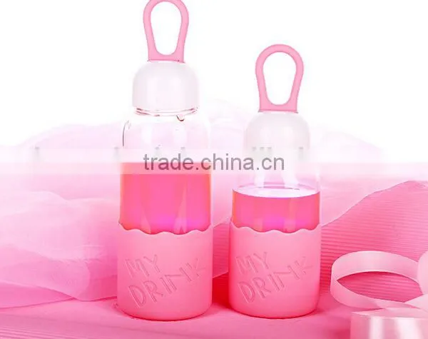 Crystals Water Bottle With Silicone Cover,sports Water Bottles photo-3