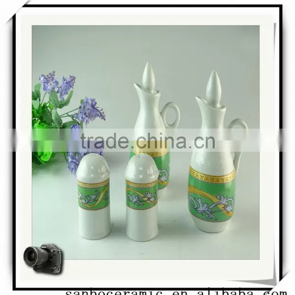 Cheap Ceramic Pot And Salt Pepper Shaker Dinnerware Set AB Grade photo-2
