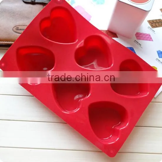 Customized Shape Hot Sale Heart-shaped Silicone Cake Mold FDA photo-3