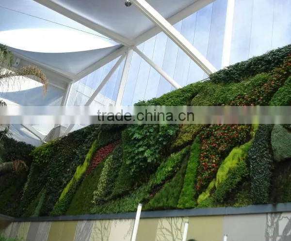 2017 Fancy Design Fake Green Plant Wall for Wall Ornament photo-2