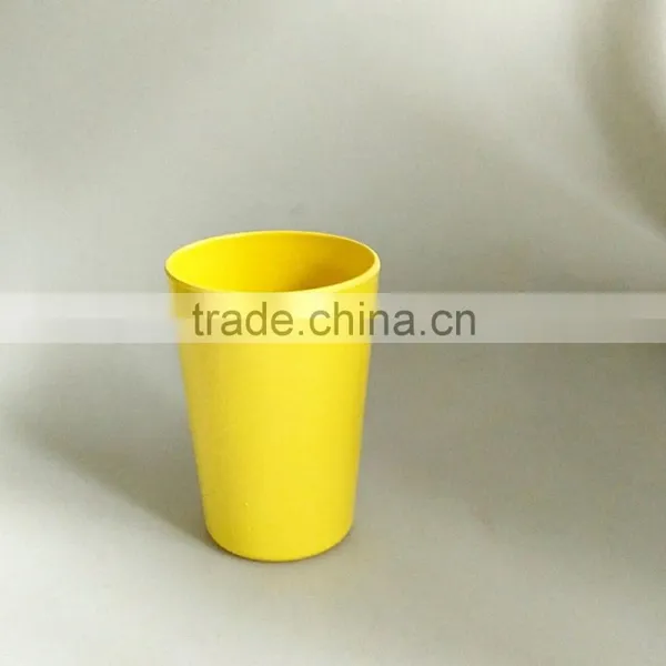 Eco Rice Husk Kids Mug Bamboo Fiber Reusable Colored Coffee Cup photo-5