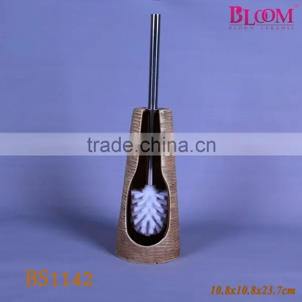 Customized Ceramic Toilet Brush Holder photo-2