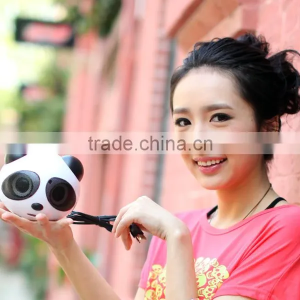 New Gadget Cheap Price Factory Fancy Panda Shaped USB Mini Speaker photo-3