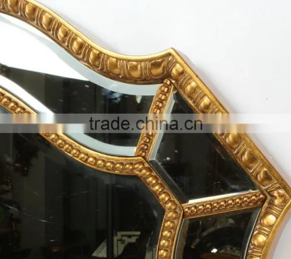 Baroque Mirror Frame Irregular Bathroom Mirrors photo-5