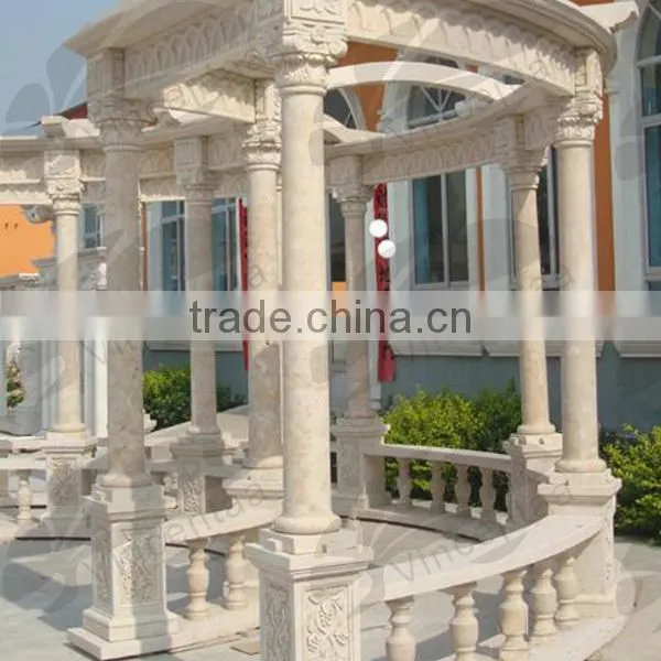 Hot Sale Marble Gazebo for Garden Decoration VGB--001 photo-6
