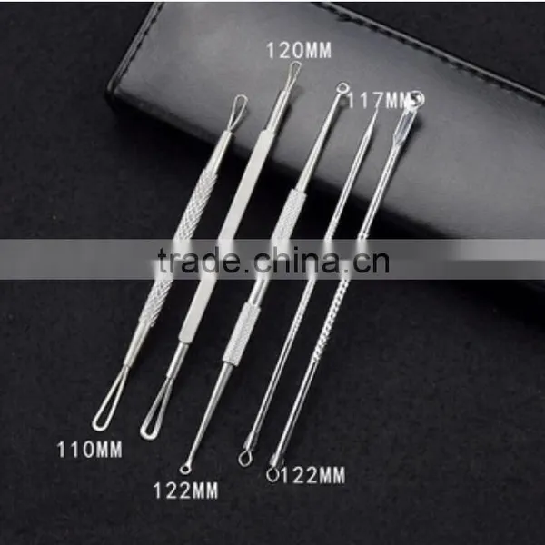 Clear Blackhead and Blemish Remover Tool Kit With Hygiene Instructions! Clear Pimple & Blackhead Remover-6 Piece Kit--extra photo-2