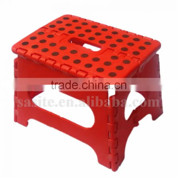 Small Garden Plastic Folding Stool Sit photo-2
