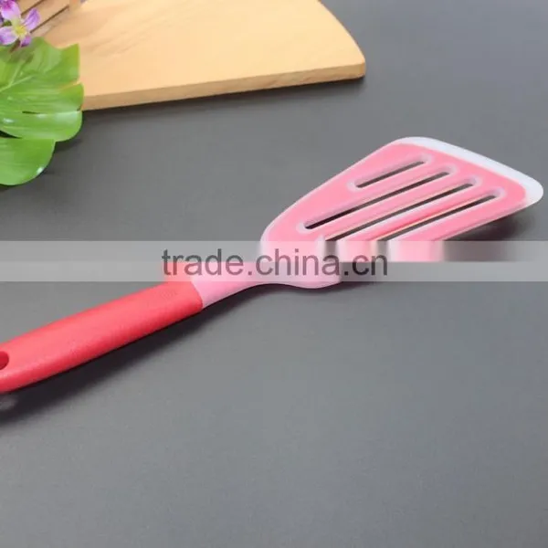 CK-3121 Food Grade FDA & LFGB 6pcs Gadget Silicone Kitchen Cooking Tools Set Eco Silicone Kitchen Utensil Set With PP Handle photo-2
