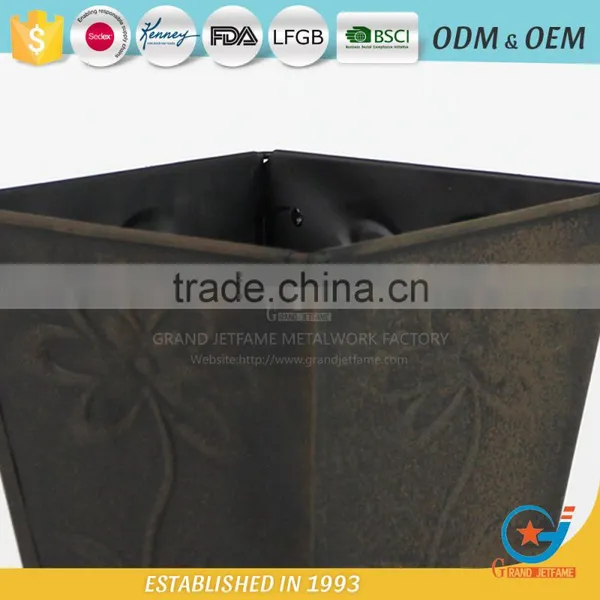 Homeware Iron and Zinc Powder Coated the Flower Bucket French Galvanized Flower Buckets photo-5