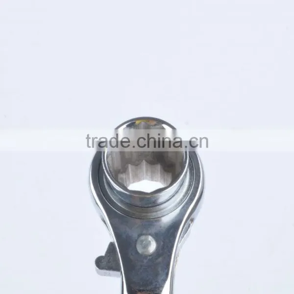 Mirror Surface Pointed Tail Ratchet Wrench,19*22 Ratchet Wrench,mirror Surface Ratchet Wrench photo-5