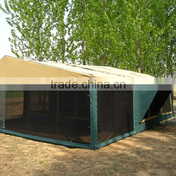14oz Canvas Trailer Tent With Skylight for Truck Made in China photo-2