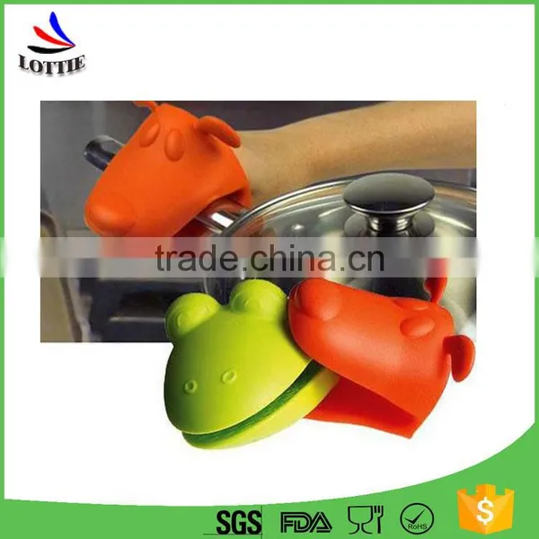Professional FDA Approved Silicone Oven Gloves Heat Resistant Silicone BBQ Gloves /silicone Mitts photo-5