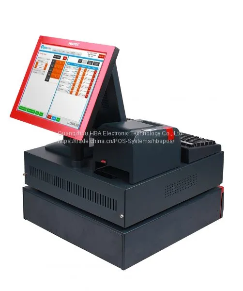 All In One Pos System/ Supermarket Cash Register HBA-A8 Retail Pos Machine In 2017 photo-4