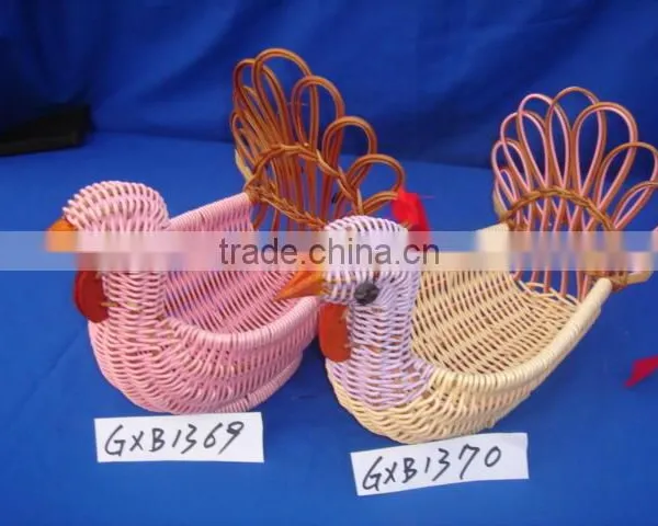 Plastic Rattan Storage Basket Animal Shape Basket Popular Design photo-6