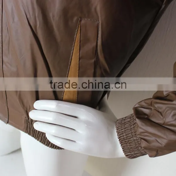 Fashion Man Zipper Studded Punk pu Leather Jacket photo-4