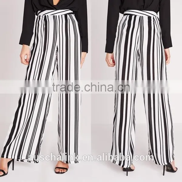 Elegant Design Custom Vertical Stripe Pants OEM Service photo-6