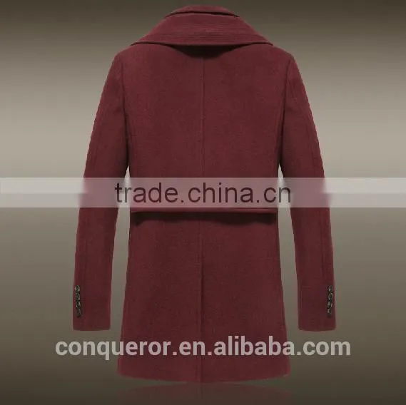 Fashion Wool Winter Coat Made to Measure Men Overcoat BCZ030 photo-3