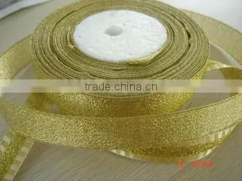 High Quality Single Face Elastic Rainbow Metallic Velvet Ribbon photo-3