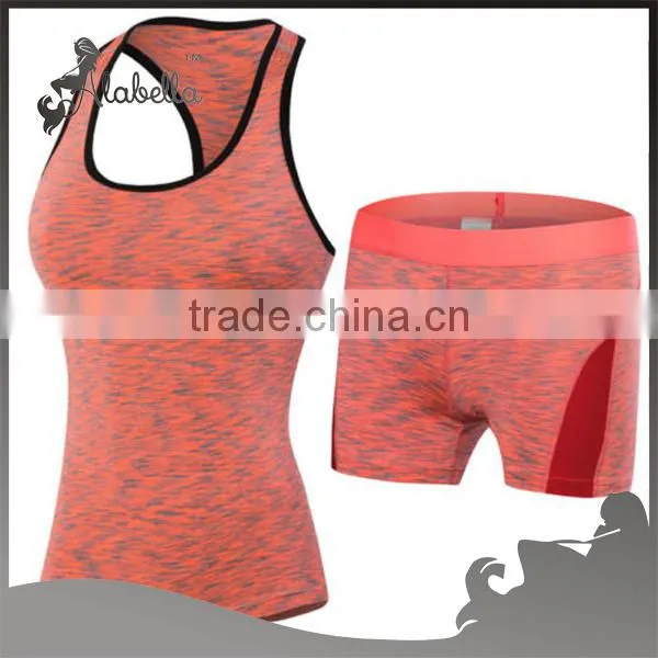 2 Pcs Fashion Yoga Gym Bodybuilding Fitness Sports Wear Set Clothing for Women photo-6