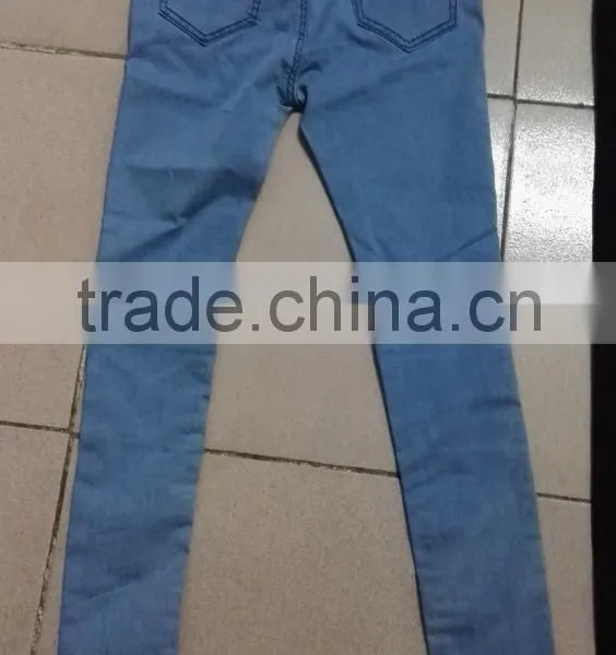 Yiwu Stocks Lots Kid's Most Popular Fashion Jeans photo-4