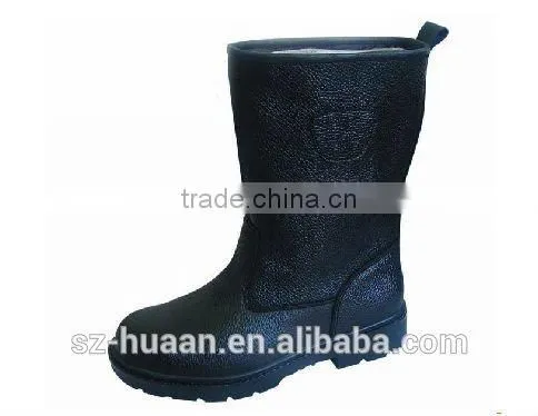 Safety Boots Steel Toe High Boots PU Shoes for Work and Safety photo-2
