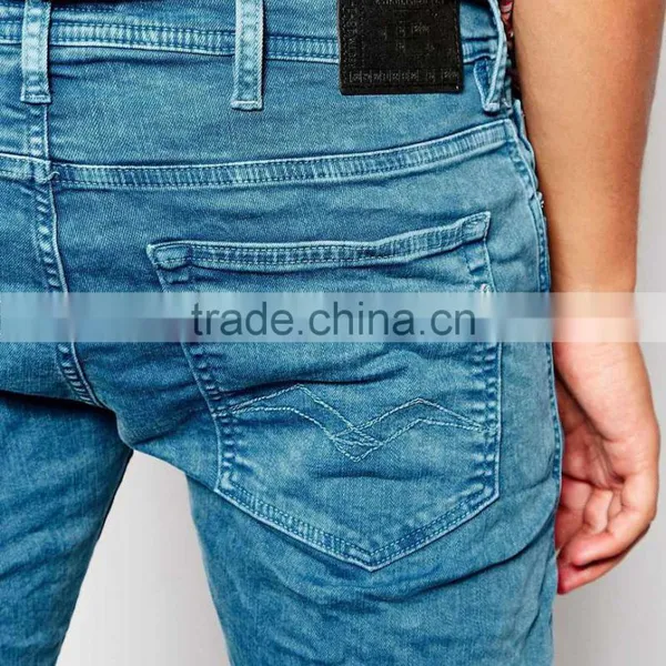 New Style Boys Jeans Skinny With All Drape Style Plain Jeans photo-3