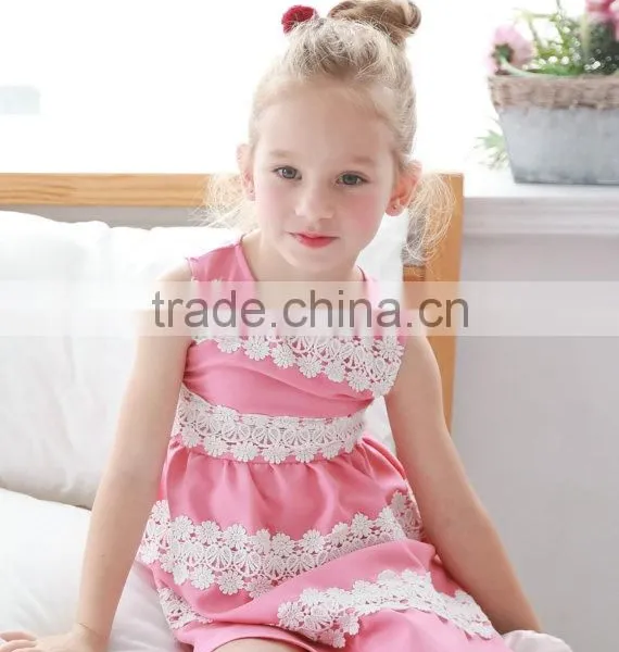 Elegant Lace Embroidered Dresses Mother Daughter Clothes New Summer Dress photo-5