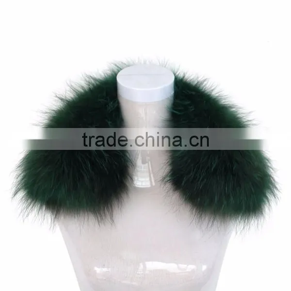 Myfur Dark Purple Raccoon Fur Collar Detachable Parka Trimmed photo-6