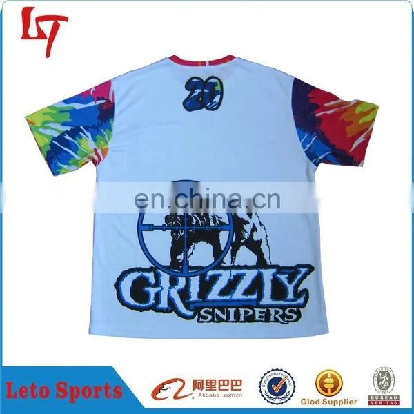 Custom Nice Color Men's Lacrosse Shooting Shirt Sublimated Lacrosse Jersey photo-2