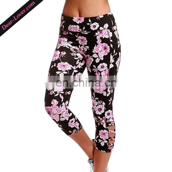 Wholesale Sexy Tights Hot Sale Sport Print Leggings for Women photo-3