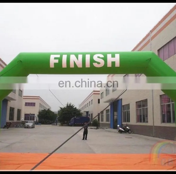 Green Colors Durable Inflatable Marathon Race Finish Line Arch Inflatable Archway For Sale photo-4