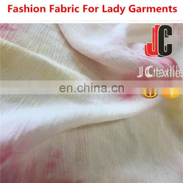 Factory Directly 100% Rayon 60s Tie Dye Rayon Crinkle Fabric photo-4