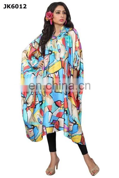 Calf Length Kaftan / Comfortable Collar Neck Fashionable Short Kaftan / Latest Modern Style Free Size Kaftan 2017 (kaftans 2017) photo-4