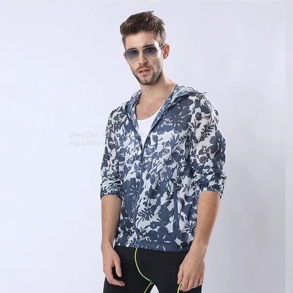 Custom New Version Man Sunproof Chinlon Skin Clothes photo-4