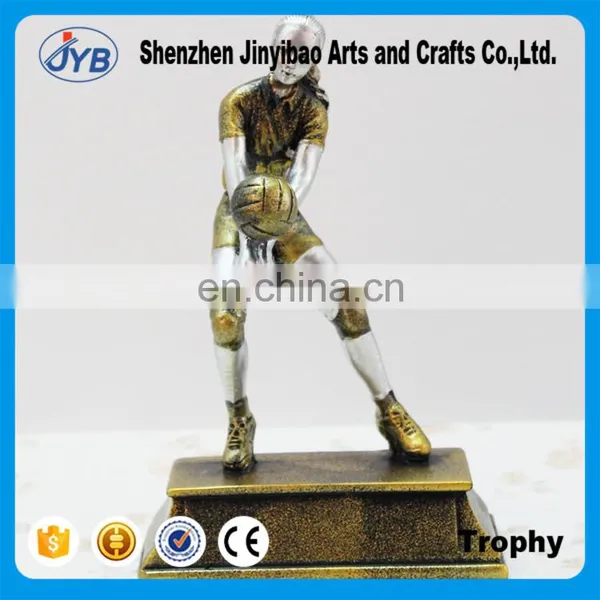 Women Volleyball Trophy Memorial Resin Decoration Wholesale of Arts and Crafts Creative Trophy